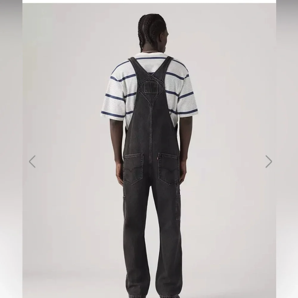 Levi's®‎ Workwear RED TAB™ MEN'S durable Black denim OVERALLS size Small new